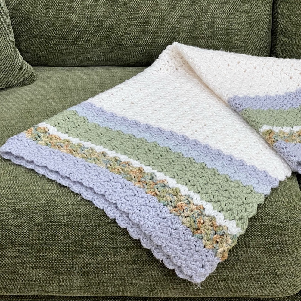 Handmade Crocheted Baby Blanket
